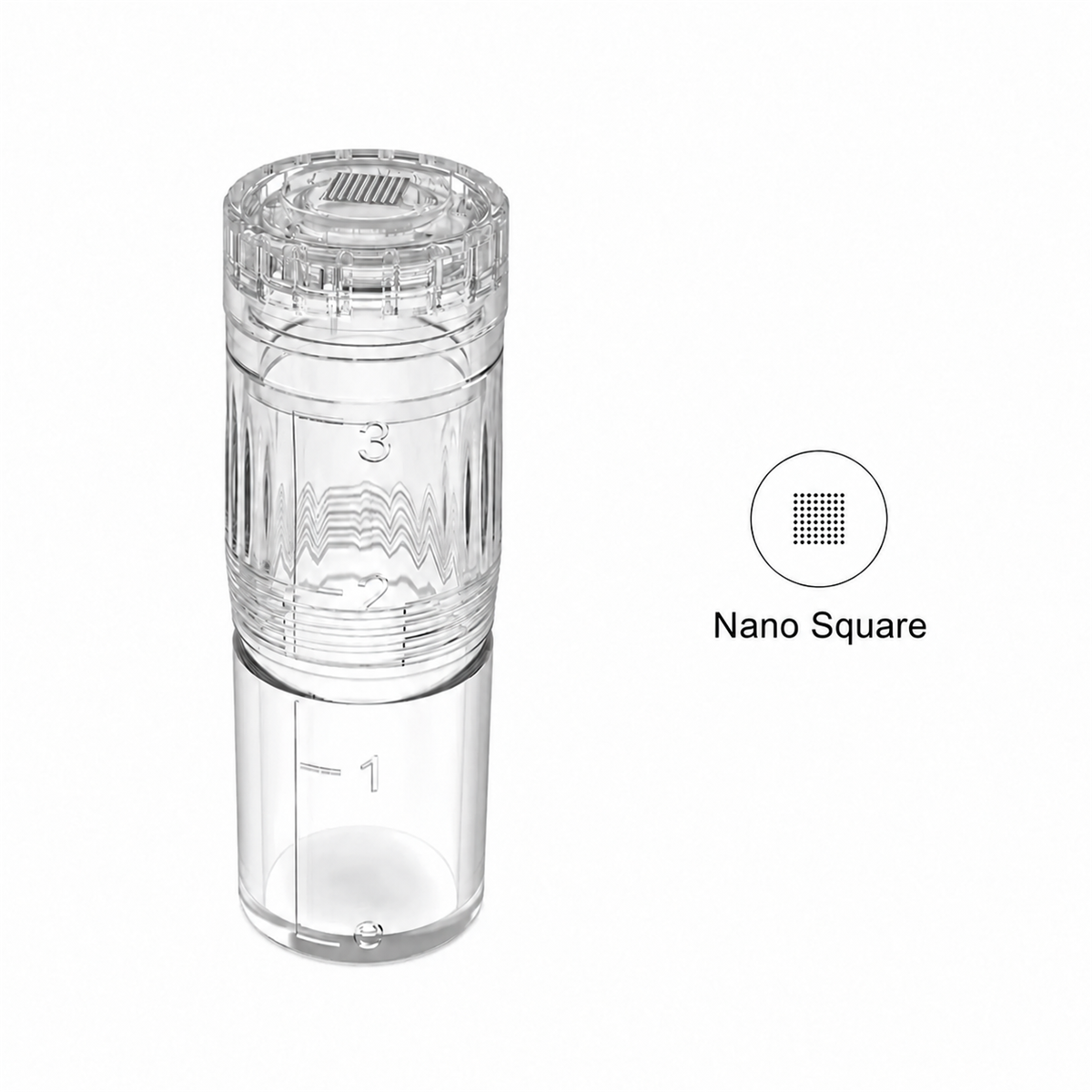 Ανταλλακτική κεφαλή Nano Square Hydra Pen H3 και H5 με δοχείο και διάγραμμα τετράγωνου άκρου