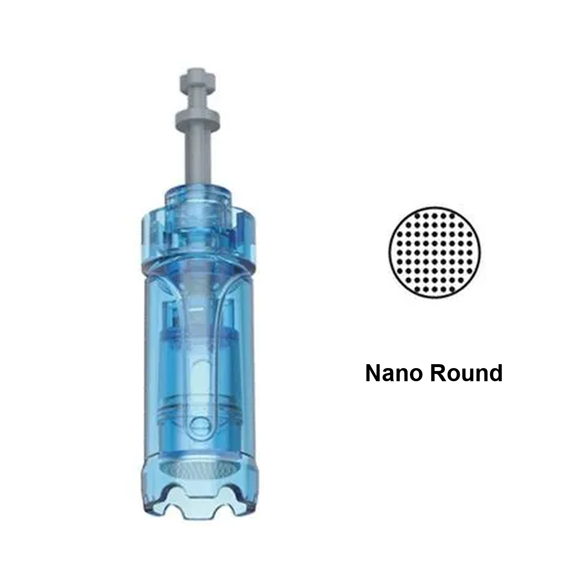 Ανταλλακτική κεφαλή Nano Round για Dr. Pen A11, M8s, A9 και A8S με διάγραμμα στρογγυλής διάταξης άκρου